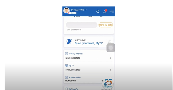 đăng ký gói myTV bước 1