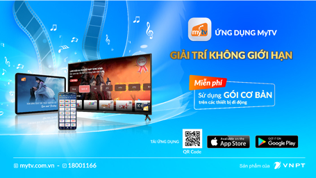 4 gói cước truyền hình myTV đa kênh, giá phải chăng