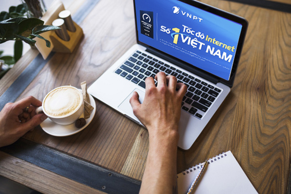 kiểm tra internet VNPT trên laptop