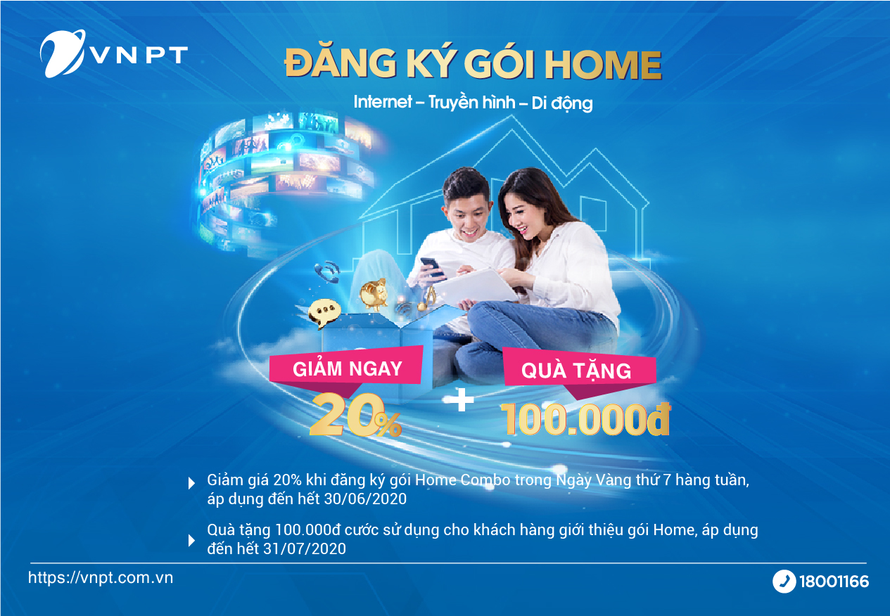 VNPT tặng ưu đãi kép cho khách hàng đăng ký Internet – Truyền hình