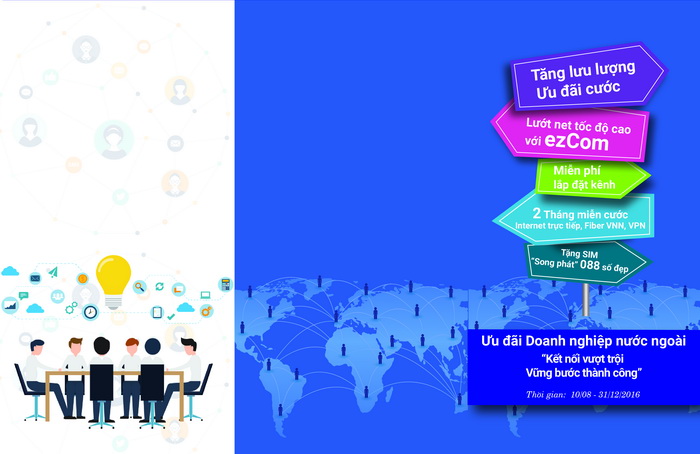 Chương trình ưu đãi lớn của VNPT VinaPhone gửi đến khách hàng nước ngoài: Kết nối vượt trội – Vững bước thành công