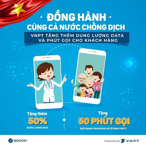 Những hành động thiết thực hỗ trợ chống dịch Covid-19 của nhà mạng