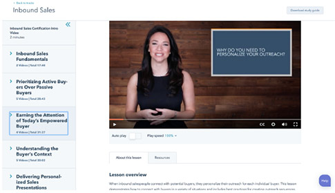 Khóa học trực tuyến với các bài giảng đã được tải sẵn 