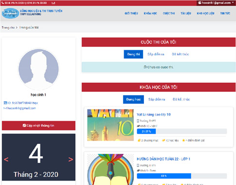 Hướng dẫn sử dụng phần mềm học trực tuyến cho học sinh