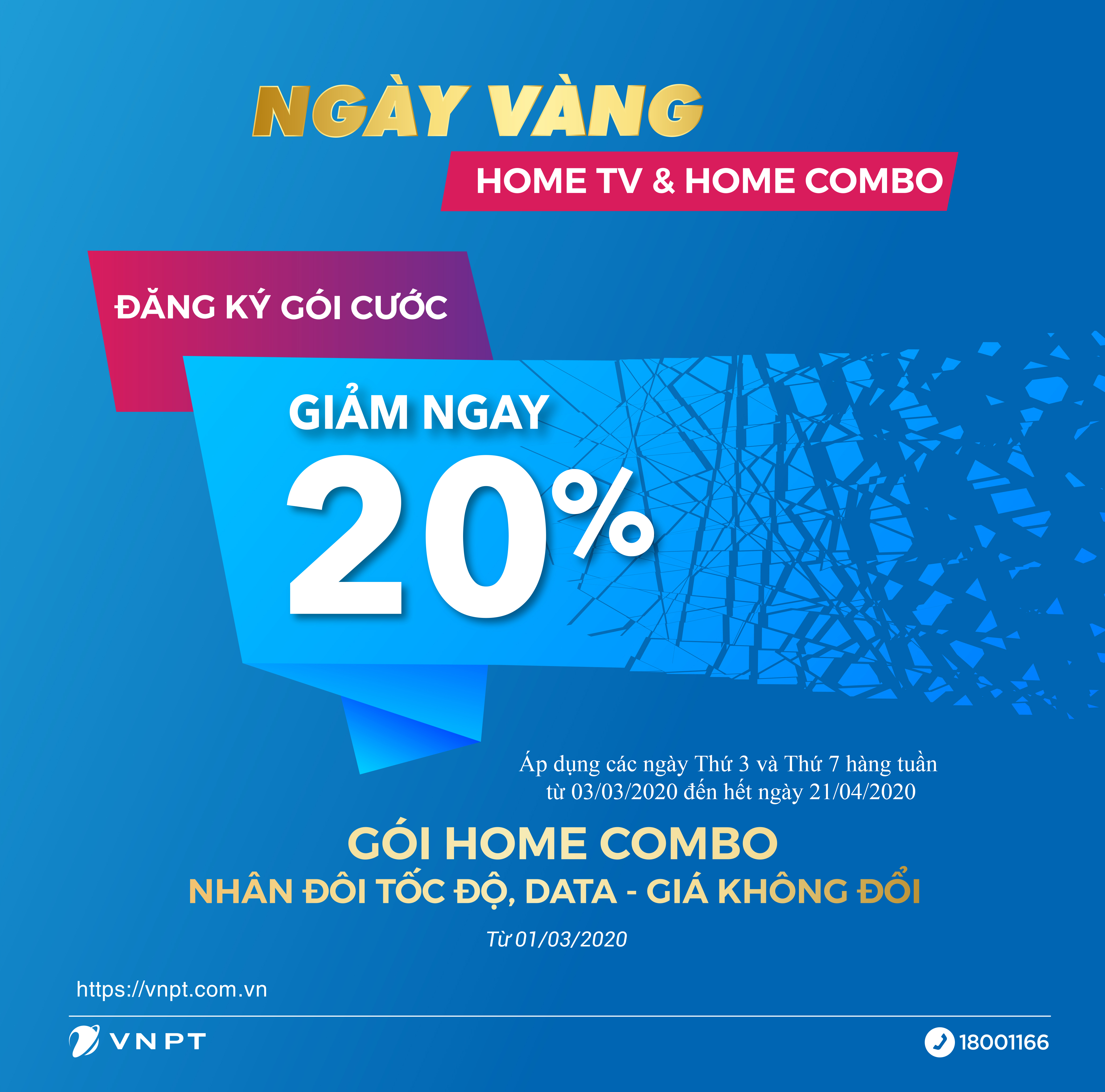 SIÊU KHUYẾN MẠI GÓI HOME COMBO