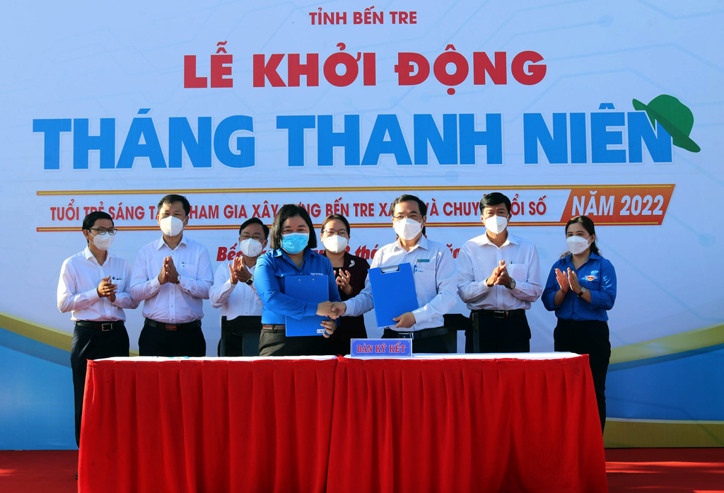 VNPT và Tỉnh đoàn Bến Tre ký kết phát triển các dịch vụ số