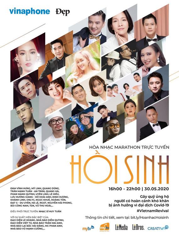 VNPT VinaPhone to co-organize online music marathon to raise funds for people affected by COVID-19