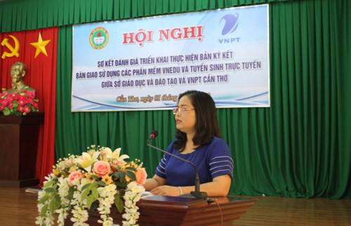 Phần mềm VnEdu và tuyển sinh trực tuyến phát huy hiệu quả tích cực tại Cần Thơ