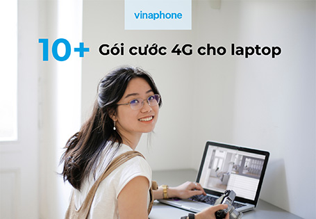 Tổng hợp các gói cước 4G cho laptop của VinaPhone
