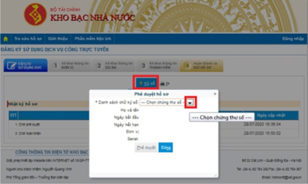 Hướng dẫn cài chữ ký số dịch vụ công