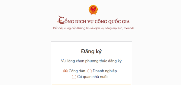 Quy trình đăng ký tài khoản bằng chữ ký số