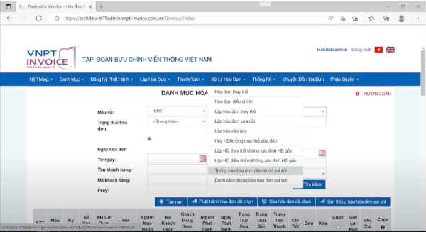 Cách giải quyết sự cố ghi sai hóa đơn điện tử