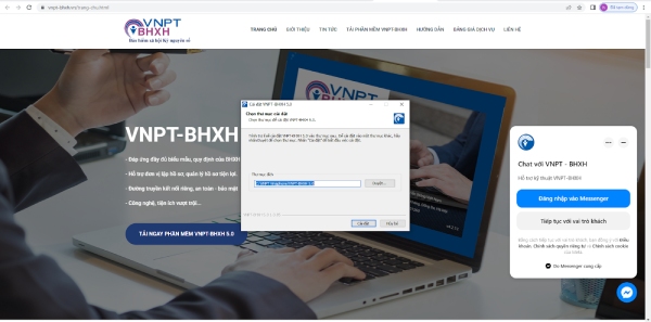 chọn thư mục lưu và cài đặt