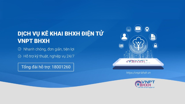 Dịch vụ kê khai bảo hiểm điện tử của VNPT