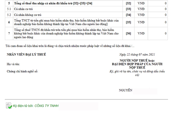 Hình ảnh minh họa văn bản đã được ký offline
