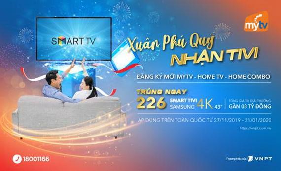 MyTV tung đợt khuyến mại khủng cuối năm với trị giá lên đến 3 tỷ đồng