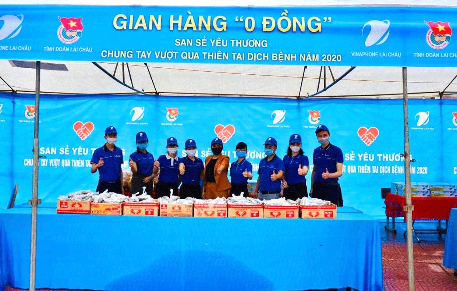 VNPT đồng hành cùng tỉnh đoàn Lai Châu tổ chức “Gian hàng 0 đồng”