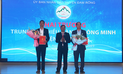 Khai trương trung tâm điều hành thông minh - IOC huyện Đam Rông (Lâm Đồng)