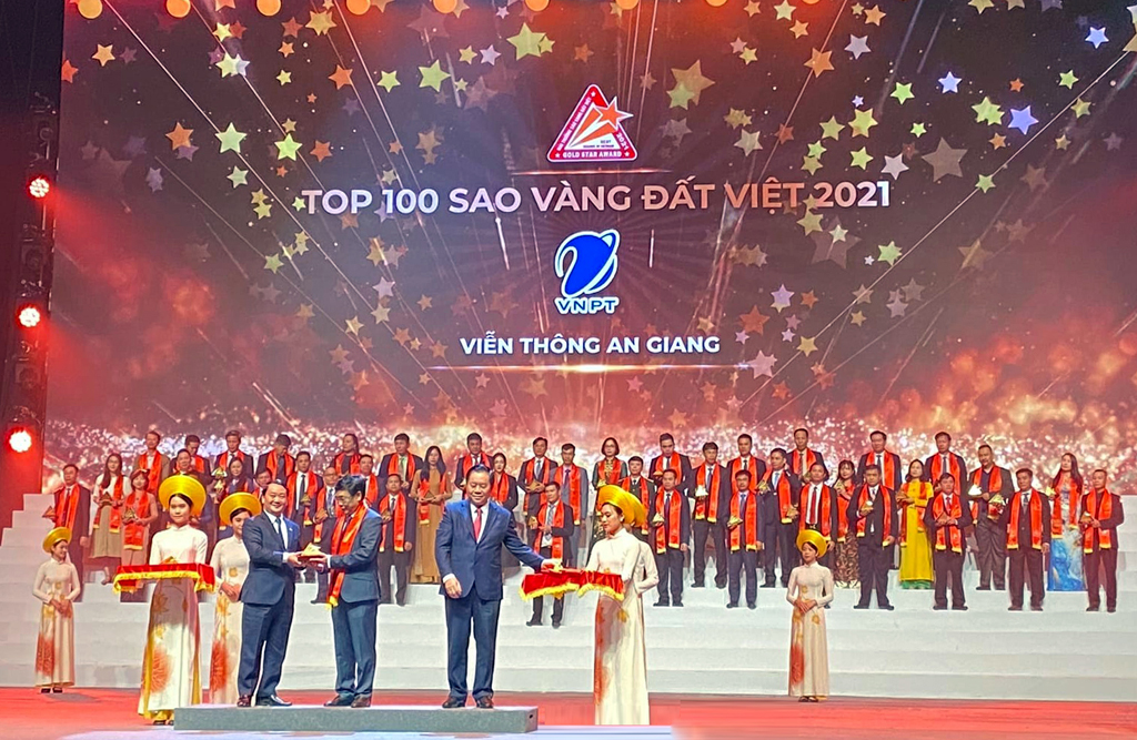 VNPT An Giang nằm trong Top 100 Giải thưởng Sao Vàng Đất Việt