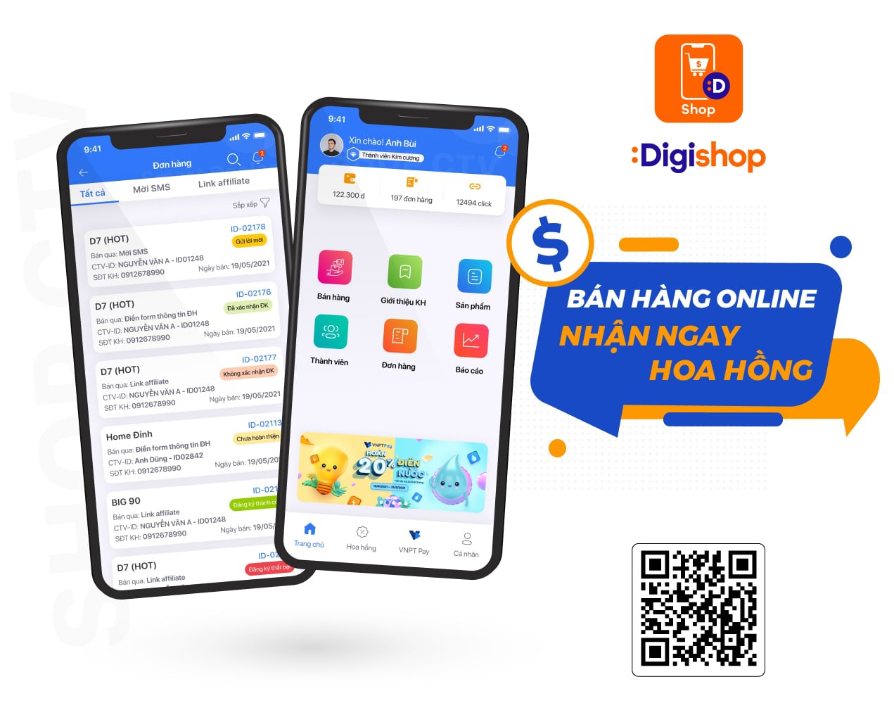 Ứng dụng Shop CTV được đổi tên thành DigiShop, hứa hẹn bổ sung nhiều tiện ích kinh doanh hấp dẫn