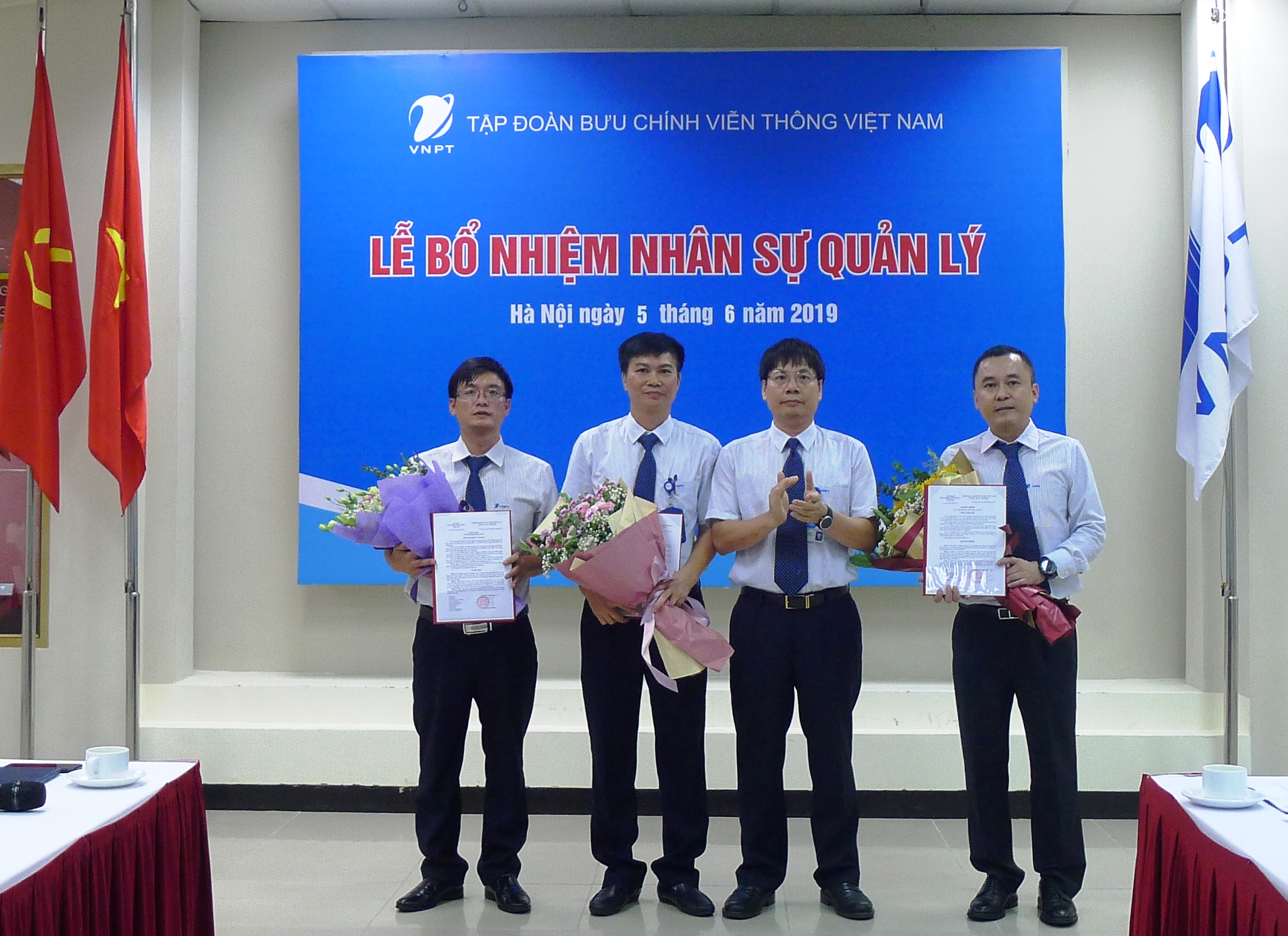 Bổ nhiệm nhân sự quản lý VNPT-Net, VNPT Hà Nội và VNPT Lai Châu