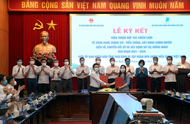 Tập đoàn VNPT và UBND tỉnh Thái Bình ký kết Thỏa thuận hợp tác chiến lược
