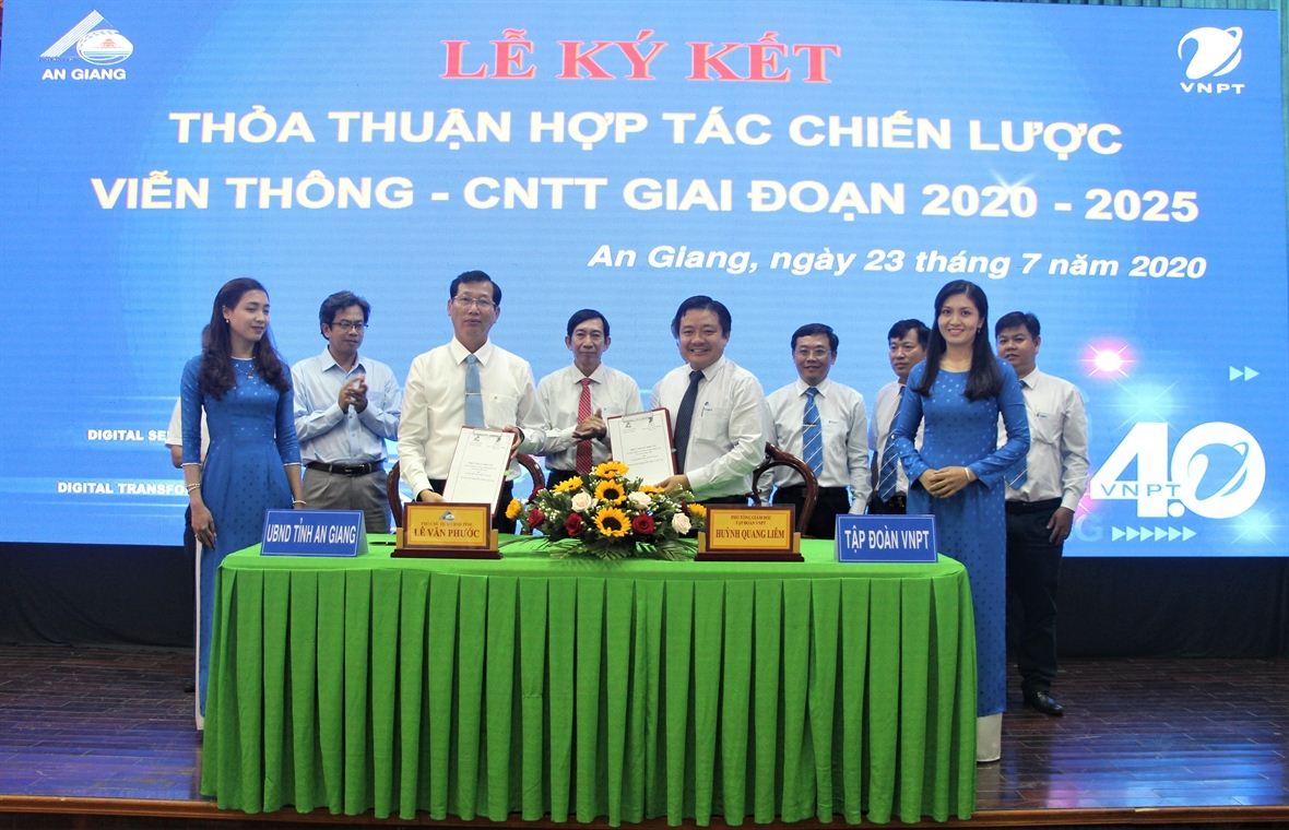 VNPT hỗ trợ tỉnh An Giang xây dựng chính quyền điện tử hướng tới chính quyền số