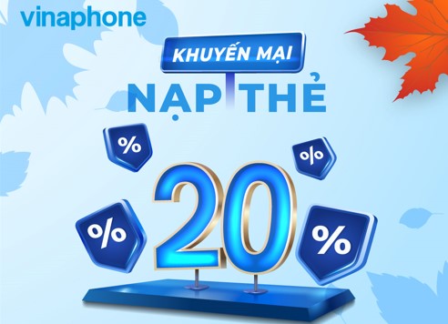 Nhận ngay ưu đãi cùng khuyến mại nạp thẻ VinaPhone tháng 9/2023