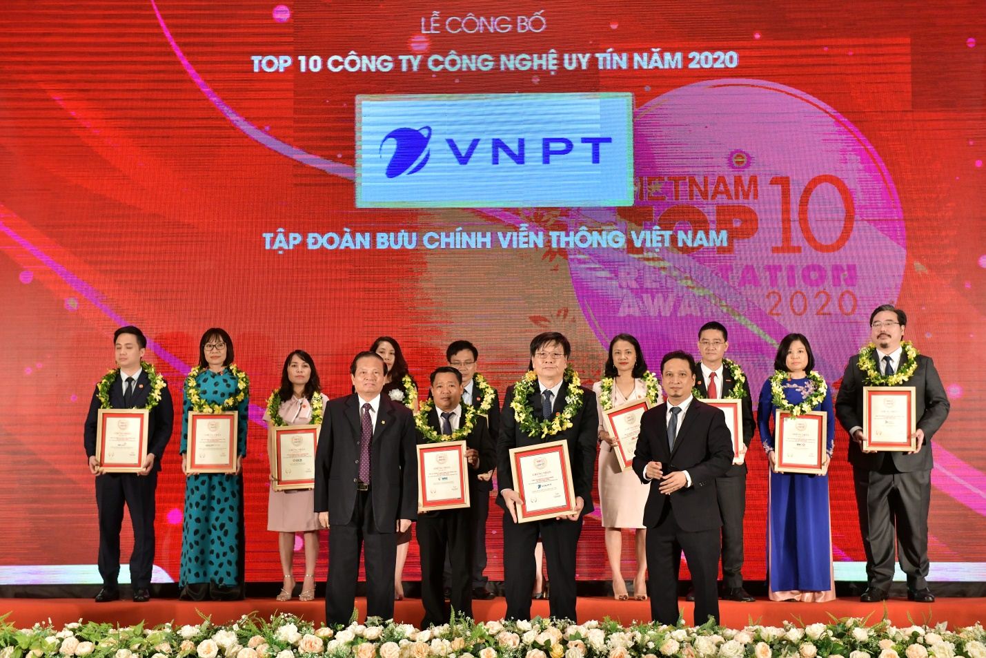 VNPT nằm trong top 10 công ty công nghệ uy tín năm 2020