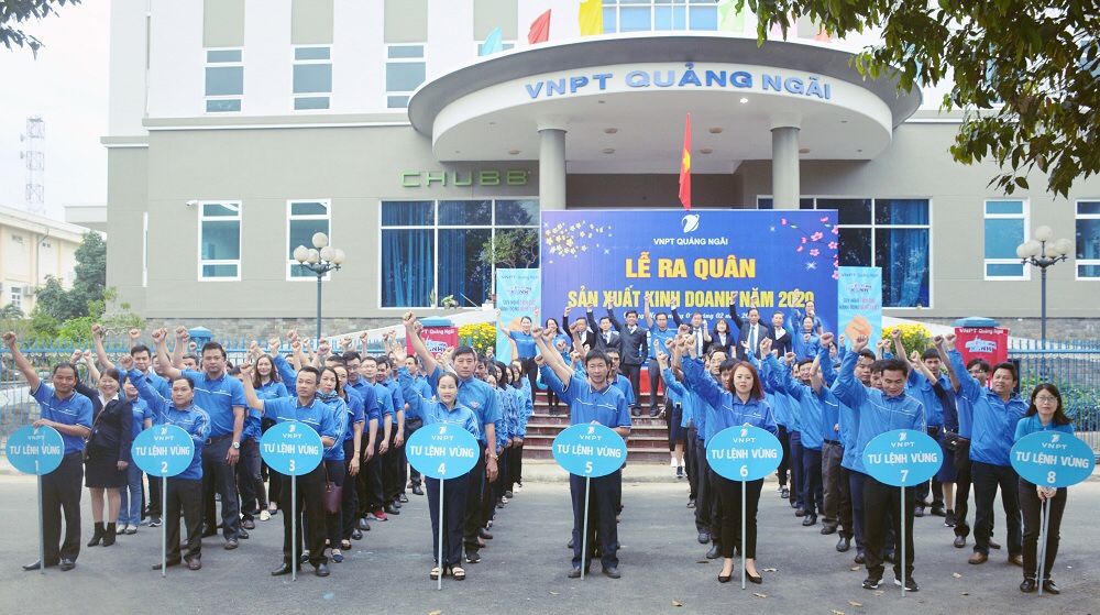 VNPT QUẢNG NGÃI RA QUÂN SẢN XUẤT KINH DOANH  ĐẦU NĂM 2020