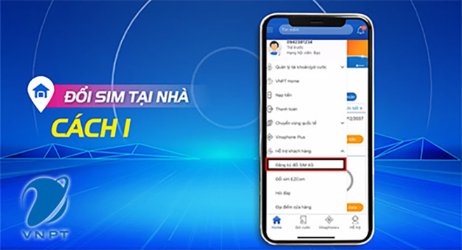 Đăng ký đổi SIM 4G