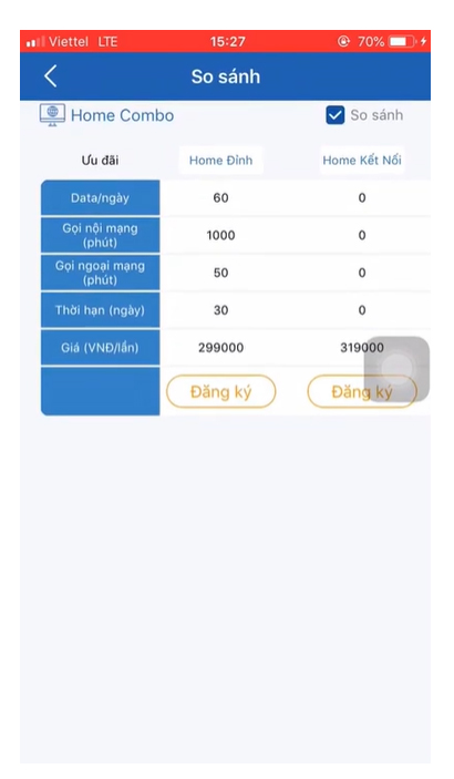 đăng ký mạng vnpt qua my VNPT