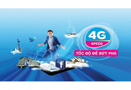 Lướt web siêu “đỉnh” với loạt gói cước 4G dung lượng cao VinaPhone