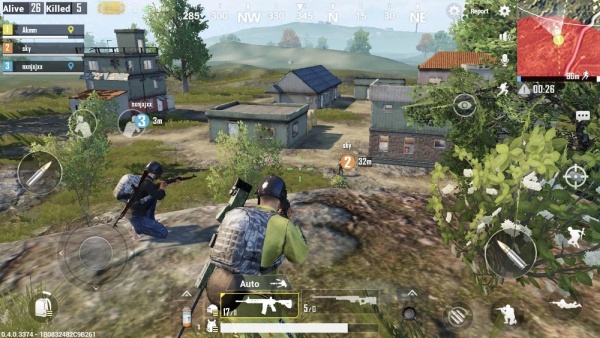 Màn hình chơi PUBG Mobile