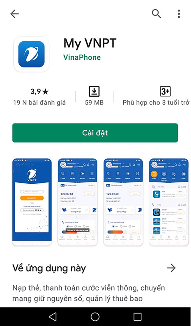 Tải ứng dụng về máy