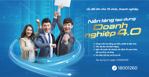 Báo giá lắp Internet cho doanh nghiệp - VNPT khuyến mãi mới 2023