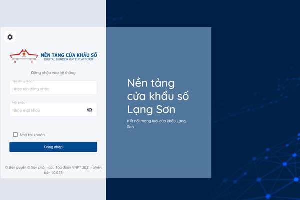 Nền tảng cửa khẩu số tỉnh Lạng Sơn sắp chính thức đi vào hoạt động