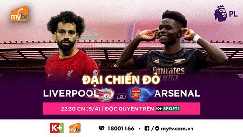 Thể thao cuối tuần trên MyTV: Tâm điểm cuộc đụng độ Liverpool - Arsenal