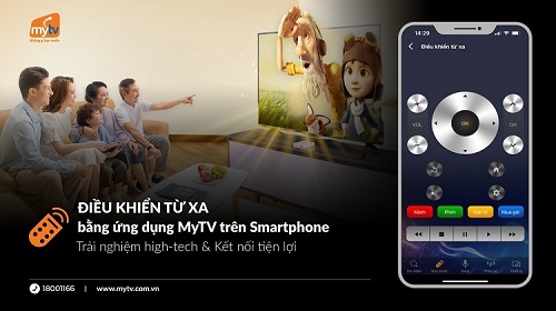 Tính năng điều khiển từ xa trên ứng dụng MyTV có gì hấp dẫn?