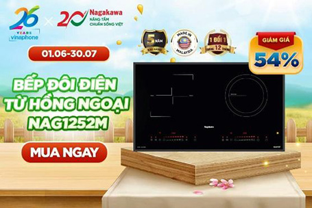Bếp điện từ hồng ngoại Nagakawa NAG1252M