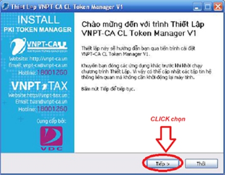 Lựa chọn ngôn ngữ và làm theo hướng dẫn