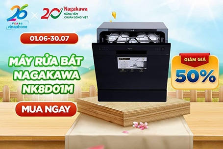 Máy rửa bát Nagakawa NK8D01M  