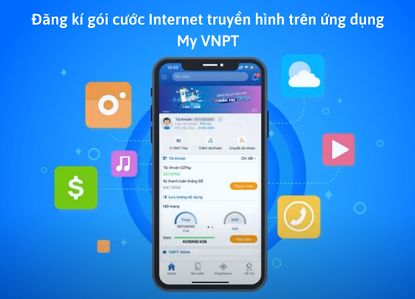 Đăng ký lắp Internet online qua My VNPT 