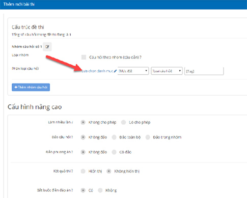 Tạo bài thi, kiểm tra trên phần mềm học trực tuyến Việt Nam-VNPT Tạo bài thi, kiểm tra trên phần mềm học trực tuyến Việt Nam-VNPT