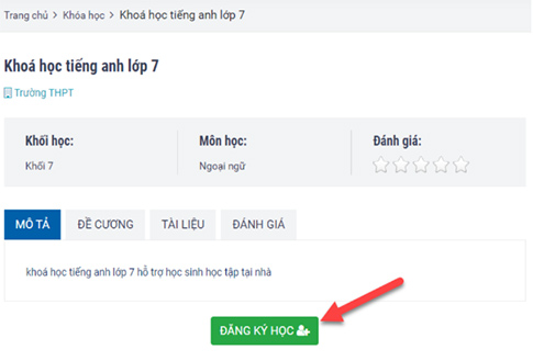 Tham gia khóa học trên phần mềm học trực tuyến Việt Nam-VNPT Tham gia khóa học trên phần mềm học trực tuyến Việt Nam-VNPT