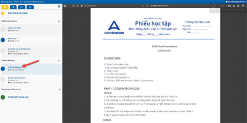 Làm bài kiểm tra trên phần mềm học trực tuyến Việt Nam-VNPT Làm bài kiểm tra trên phần mềm học trực tuyến Việt Nam-VNPT