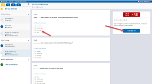 Xem tổng kết khóa học trên phần mềm học trực tuyến Việt Nam-VNPT Xem tổng kết khóa học trên phần mềm học trực tuyến Việt Nam-VNPT