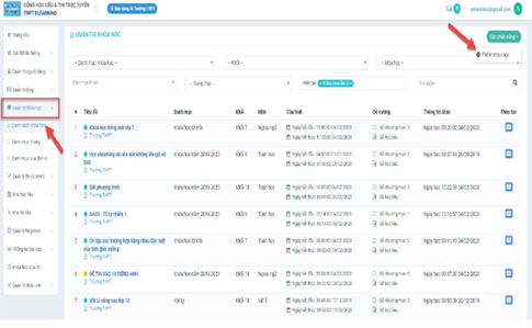 Tạo mới, cấu hình khóa học trên phần mềm học trực tuyến Việt Nam-VNPT Tạo mới, cấu hình khóa học trên phần mềm học trực tuyến Việt Nam-VNPT
