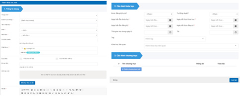 Tạo mới, cấu hình khóa học trên phần mềm học trực tuyến Việt Nam-VNPT Tạo mới, cấu hình khóa học trên phần mềm học trực tuyến Việt Nam-VNPT