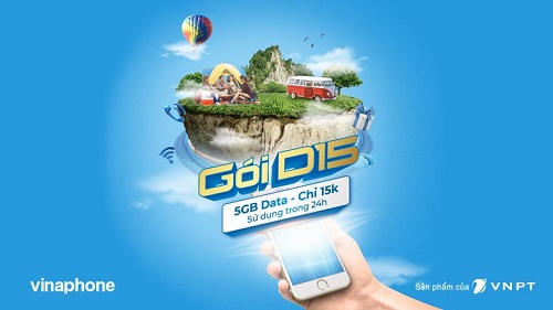 Mách bạn gói cước D15 VinaPhone ưu đãi 5GB/ngày